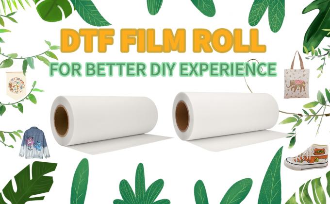 75mic Printable DTF Film A3 Rolls Heat Transfer DTF Pet Film 0