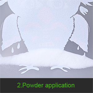 1kg Hot Melt Adhesive Powder White TPU Transfer Powder For DTF Printing 3