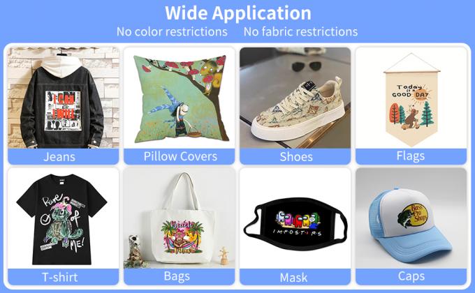 60cm Digital Printing DTF Heat Transfer PET Film DTF Printer Film Men Canvas Shoes T-shirts Printing DTF Paper PET Film 3