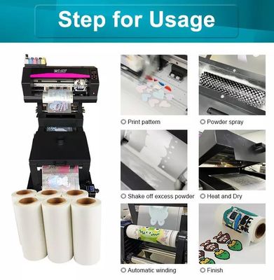 Waterproof DTF film 30CM*100M Double-Sided Matte White ink printing Film for Natural and Soft Colors