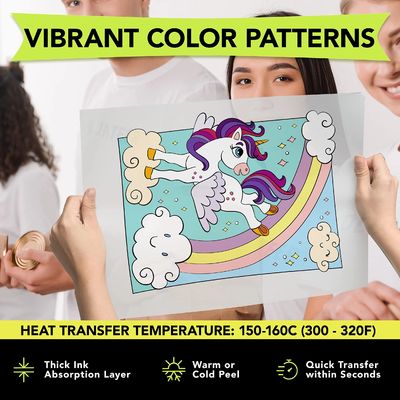 A4 Premium DTF Transfer Film Roll 8.27&quot; x 328ft  Matte Clear PreTreat PET Heat Transfer Paper for A4 DTF Printers