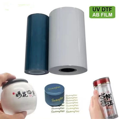 High Hardness UV Film 60cm CMYK Polymer Glossy White Varnish A+B Film