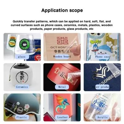 30cm Transfer Inkjet Printer Film UV Printing DTF AB Gold Transfer Film