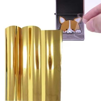 60cmx100m Transparent UV Film Gold Silver White Ab Pet Film Printing Dtf UV Pet Film