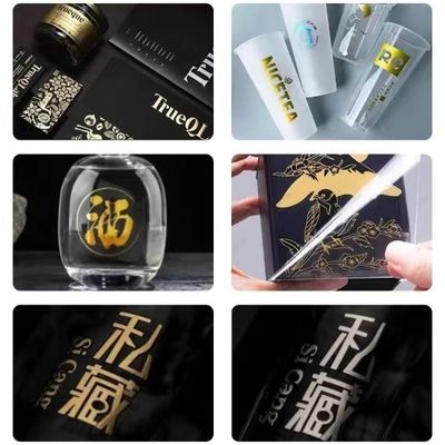 60cmx100m Transparent UV Film Gold Silver White Ab Pet Film Printing Dtf UV Pet Film