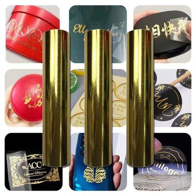 Gold Silver UV DTF Transfer Film White Transparent Ab Pet Film  For Mobile Phone Cases