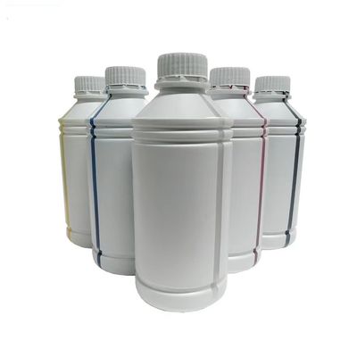 CMYKW 5 Colors Water Based DTF Pigment Ink 1000ML For XP600 I1600 I3200 Printer