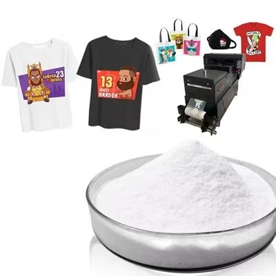 ECO Friendly White DTF Powder Adhesive Hot Melt Powder For Heat Transfer Printing