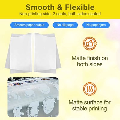 60cm Printable Heat Press DTF Pet Transfer Film For T Shirts Clothing Printing