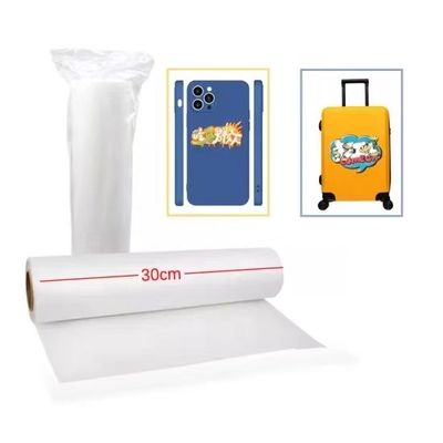 43cm Digital Inkjet Printing Heat Transfer Pet Film Roll For DTF 75U Thickness Release