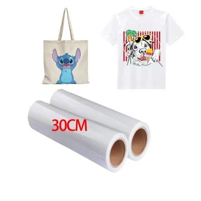 Maximize Your Printing Potential with DTF Printing Materials 30cm*100m 75U Release Pet Film Roll Double-sided Cold Peel