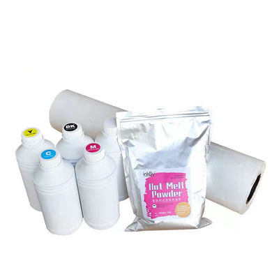 42cm Double Side Matte DTF Hot Peel Film Roll 75mic DTF Printing Film For Garment