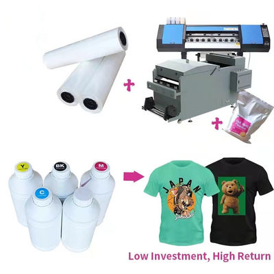 A4 A3 PET DTF Film Roll Digital Inkjet Printing Film For L1800 XP600 3880 3800