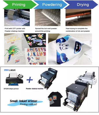 A4 A3 PET DTF Film Roll Digital Inkjet Printing Film For L1800 XP600 3880 3800