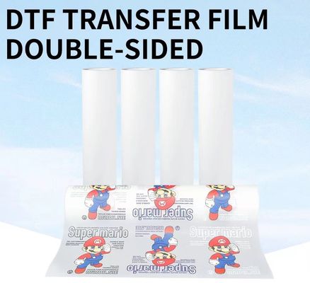 75mic  matte White ink printing DTF pet film  hot peel 30cm 60cm direct to film for garment printing
