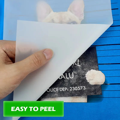 75mic  matte White ink printing DTF pet film  hot peel 30cm 60cm direct to film for garment printing