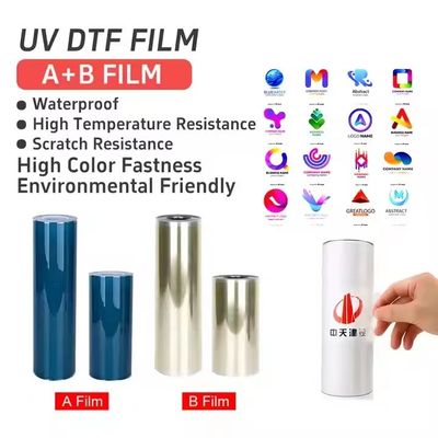 UV Dtf Transfer Ab Pet Film Roll Ab Film Transfer Dtf Pet A3 30cm UV Dtf Film for UV Printer