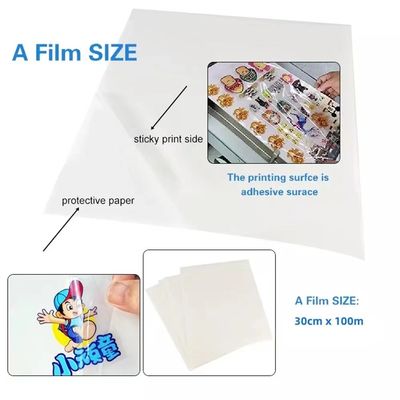 Uvdtf Transfers UV Film Treated Plastic Fabric Supplier Ab UV Dtf Printer Film Sticker Pearl Metallic Pet Dtf Film