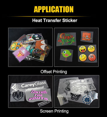 Cold Peeling Garment Offset Printing Film Heat Resistance Glossy / Matte Surface Finish