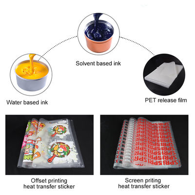 Cold Peeling Garment Offset Printing Film Heat Resistance Glossy / Matte Surface Finish