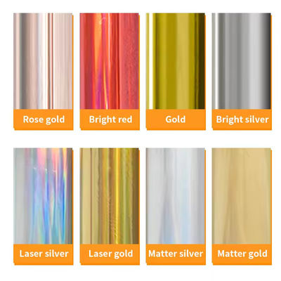 30cm UV DTF Hot stamping Foil Holographic film HTV heat transfer film gold silver for hard surface