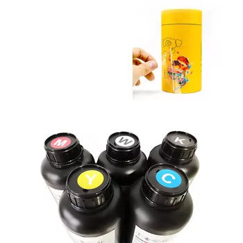 UV Hard Soft Ink CMYKW Color For XP600 TX800 Dx5 Dx7 Printhead 500ML