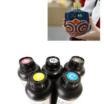 uv ink for uv flatbed roll dtf wall printers with Epson i3200 i1600 XP600 TX800