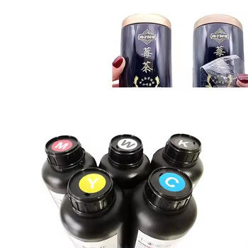 1L Capacity Flexible LED-UV Ink for Silicone PVC and Leather  UV Ink for Epson printer