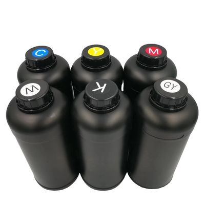 1000ml cmykw Led-UV Ink for Digital Printing inkjet printer i3200 xp600  printhead