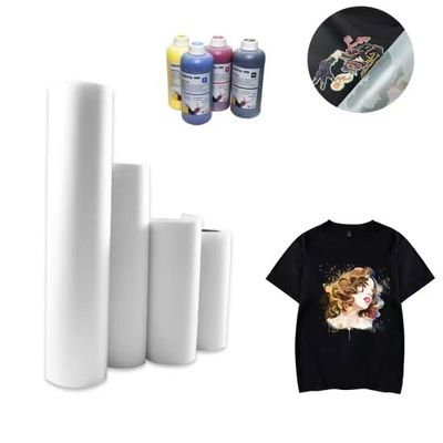 75microns Matte Instant Hot Peel  60cm*100m  DTF Printed Roll Film For T-Shirt