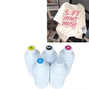 1000ML CMYK Heat Transfer Textile Printing White DTF Ink For Epson I3200