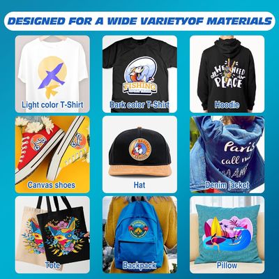 A4 DTF transfer film Glossy/Matte 130-150 Celsius Transfer Temperature For DTF Ink