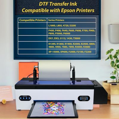 Environment Friendly White coolor Digital DTF Ink For T shirt Printing 100ml