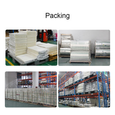 Water based Ink glossy 75mic PET Cold / Hot Peeling Offset Printing Film