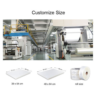 Water based Ink glossy 75mic PET Cold / Hot Peeling Offset Printing Film