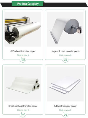 95GSM 44 inch*400m epson sublimation paper Roll For Polyester Fabric