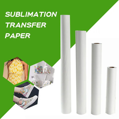 Heat Resistant Machine Washable Sublimation Printing Material 100gsm Transfer Paper Polyester