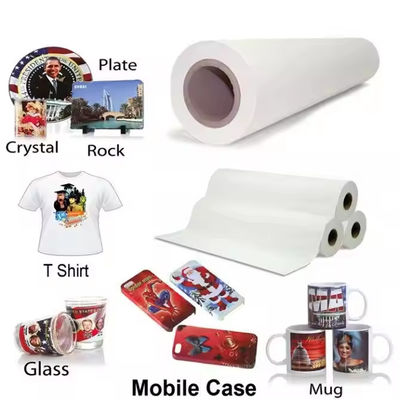 easy 33g Durable Polyester Sublimation Transfer Paper Roll Textile Heat Transfer Digital Printing