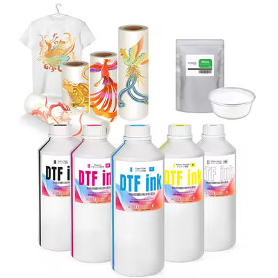 1000ml CMYK White DTF Inks Direct To Film Inkjet Printing Inks For Refinecolor DTF Printer