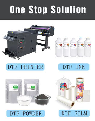 1000ml CMYK White DTF Inks Direct To Film Inkjet Printing Inks For Refinecolor DTF Printer