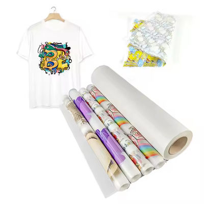 Hot peel DTF PET Transfer Film 33CM x 100M Perfect for Detailed Custom Apparel Prints with White Ink
