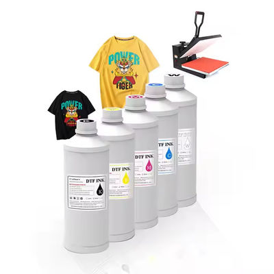 Cmykw Inkjet Printer Transfer Film Dtf Pigment Ink Premium For Dtf Printing