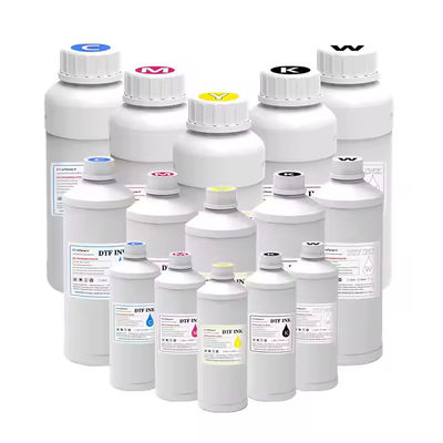 T Shirt Design Printing Pet Film Epson Dtf Ink Cmykw 1000ml Per Bottle For L1800