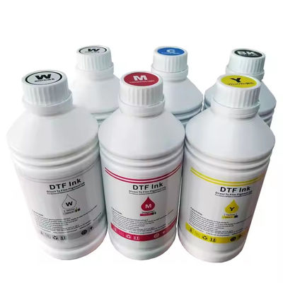 White Textile Pigment DTF Transfer Ink 1000ml for Epson I3200