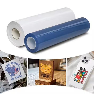 Transparent Surface Finish UV DTF Ab Film Heat Transfer For Logo Label Sticker