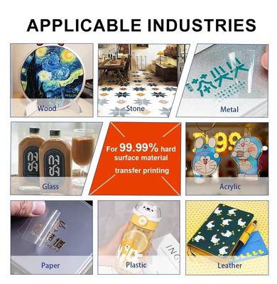 UV DTF Transfer AB Film Roll A3 31cm 43cm 62cm Sticker AB UV Film For UV Printer